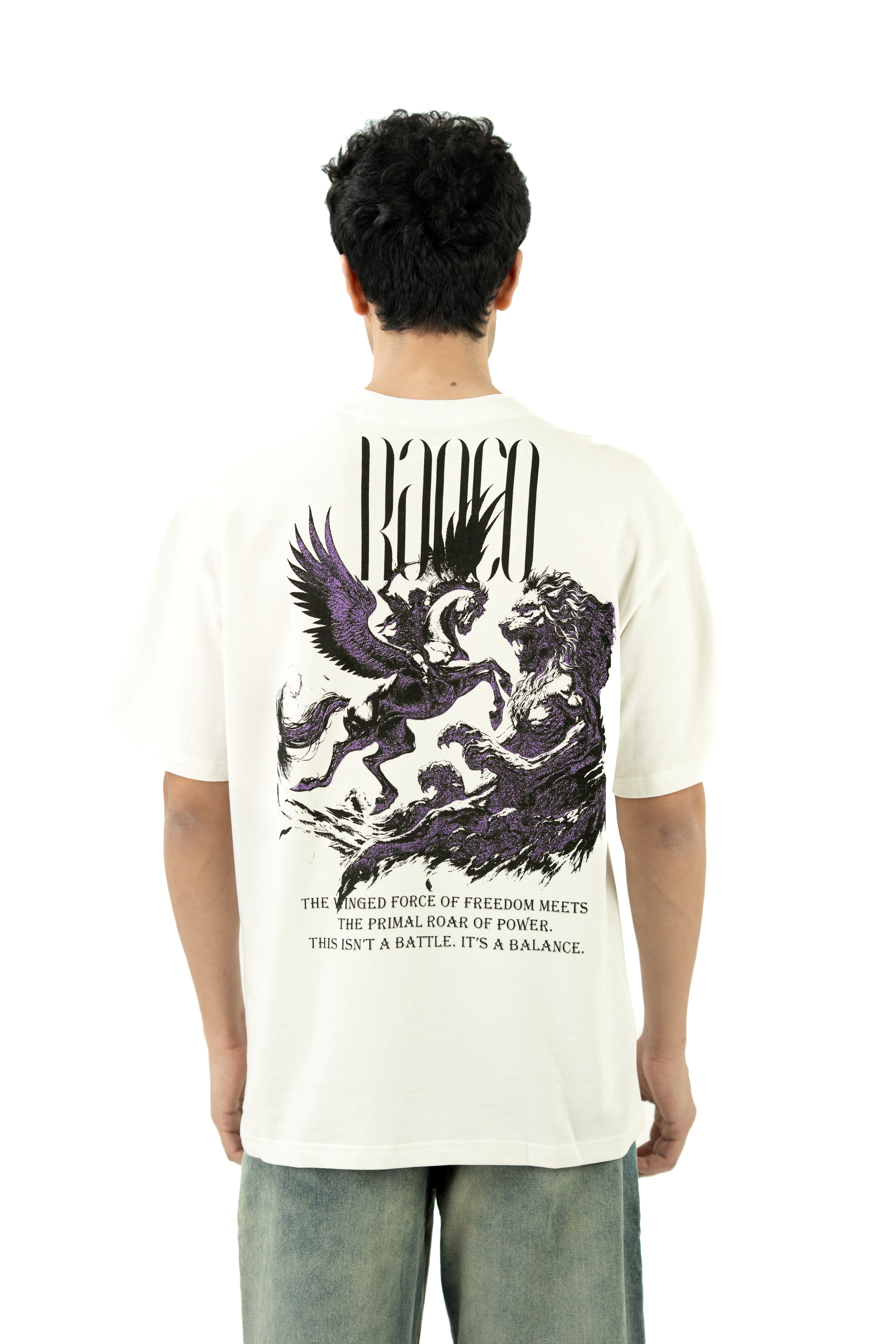 White Monarch Graphic T-Shirt