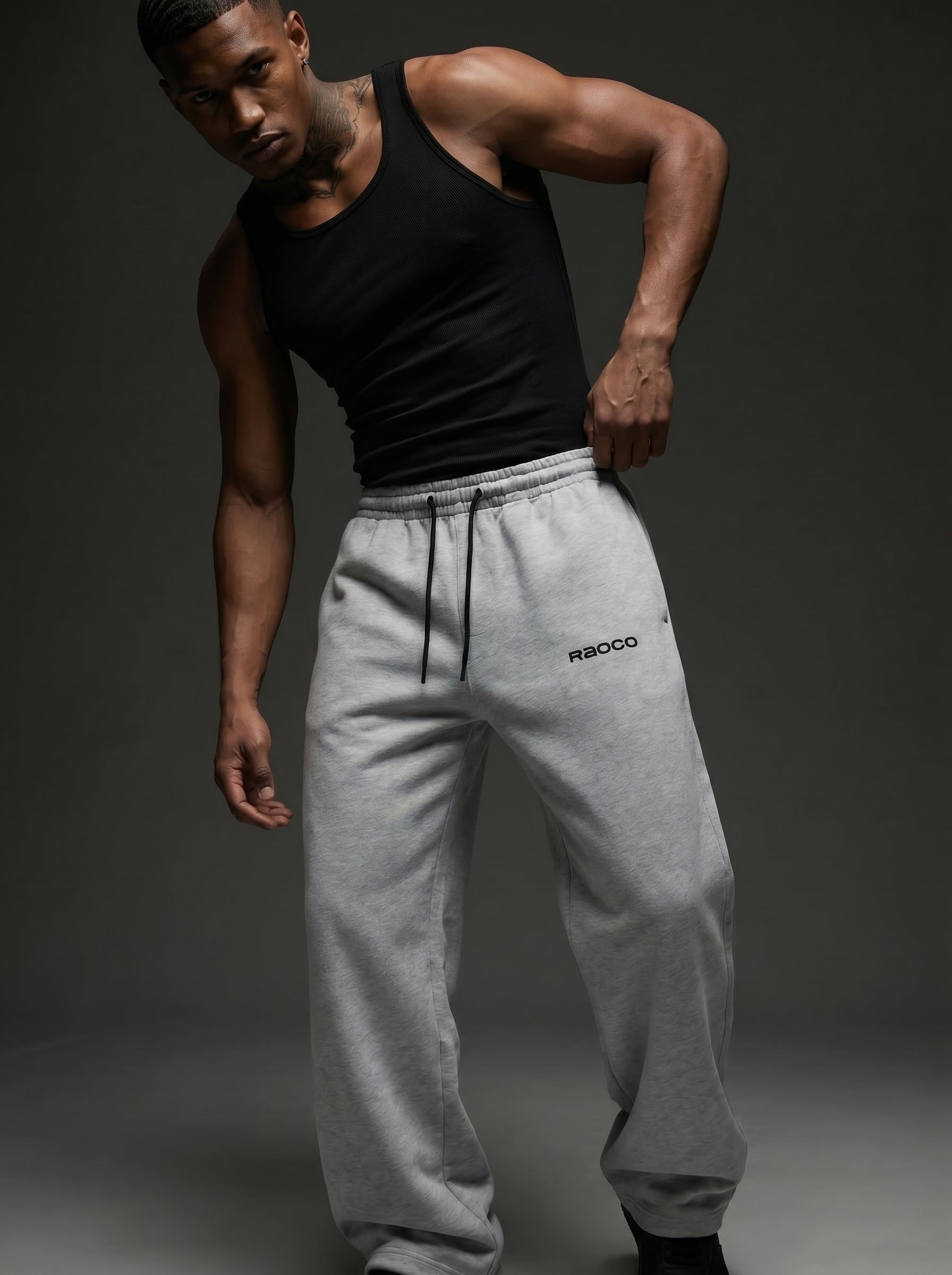 Light grey wash jogger