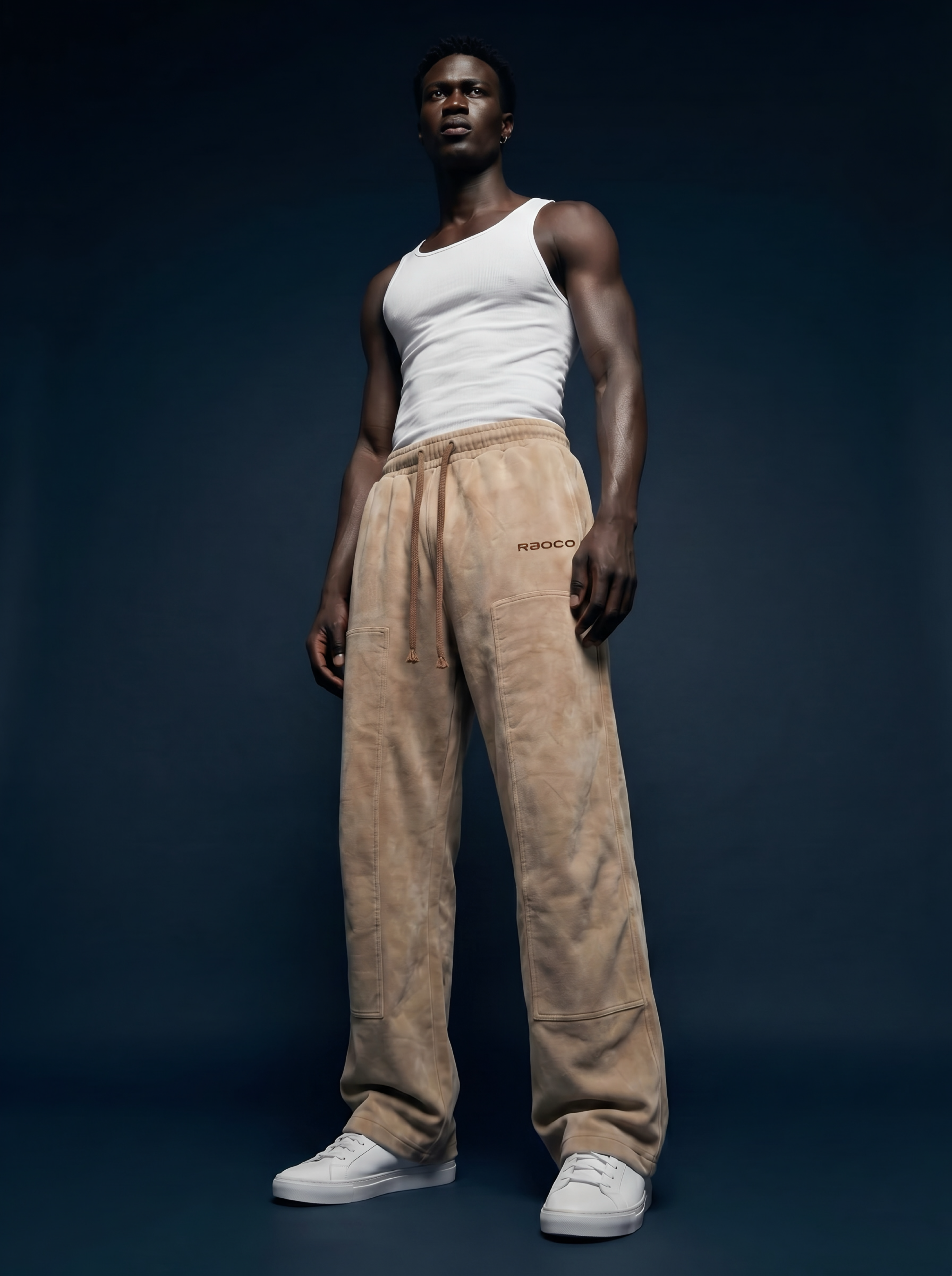 Brown wash carpenter style Jogger