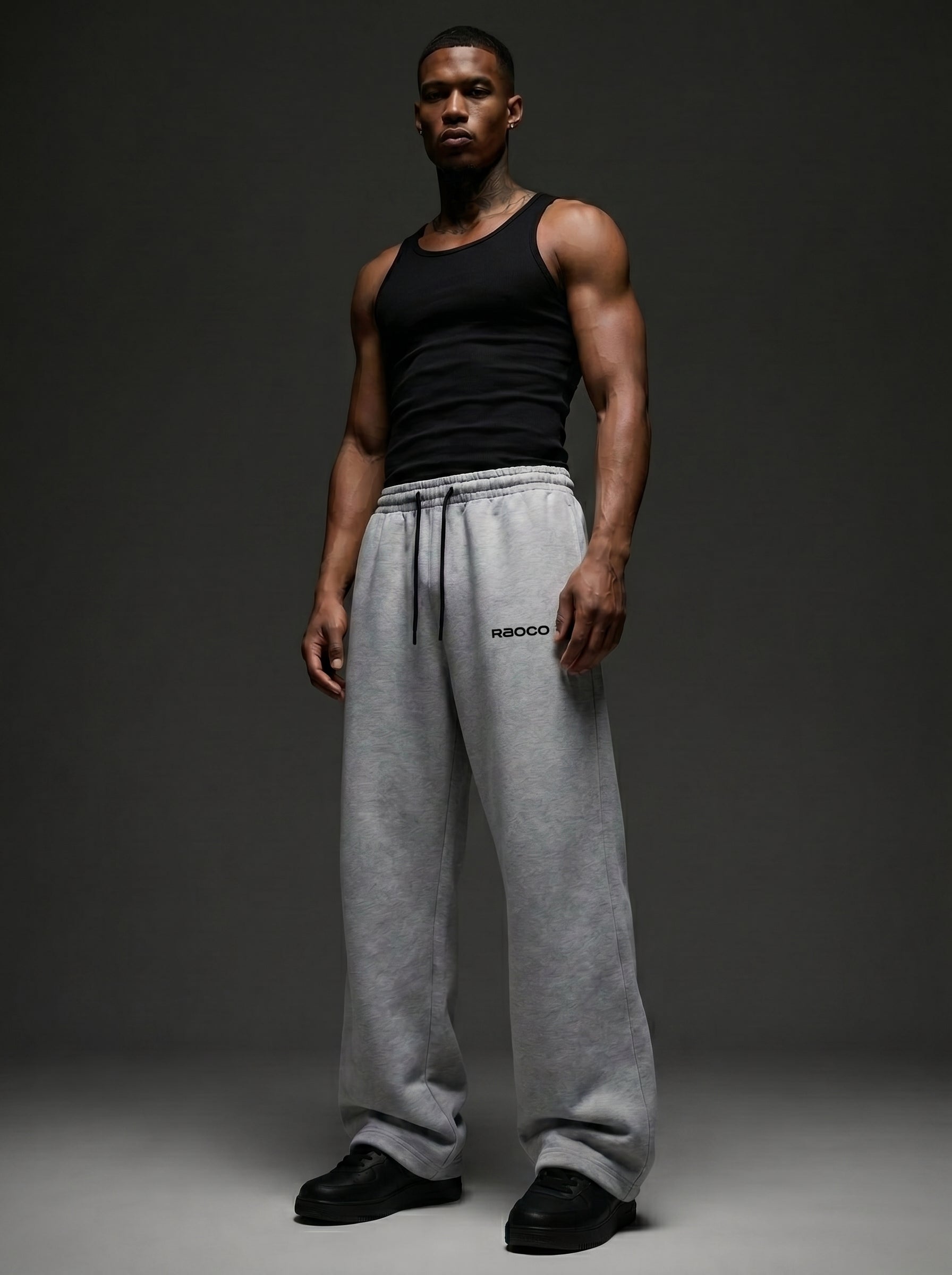 Light grey wash jogger